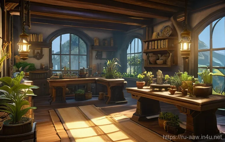 아키에이지 주거지 선택 팁 - A detailed image illustrating two distinct fantasy house types in ArcheAge. On the left, a cozy, fun... 아키에이지 주거지 선택 팁 - A detailed image illustrating two distinct fantasy house types in ArcheAge. On the left, a cozy, fun...