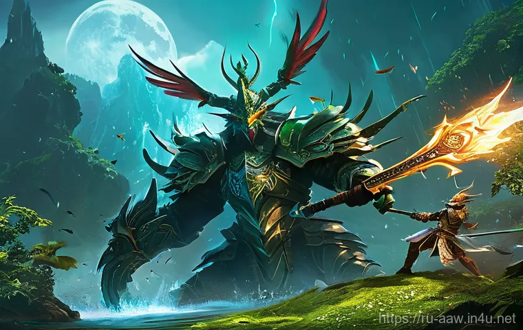 아키에이지 신규 콘텐츠 추천 - **Prompt 1: The Dragon's Dawn on Phesanix**
A heroic ArcheAge adventurer, either a determined ma... 아키에이지 신규 콘텐츠 추천 - **Prompt 1: The Dragon's Dawn on Phesanix**
A heroic ArcheAge adventurer, either a determined ma...