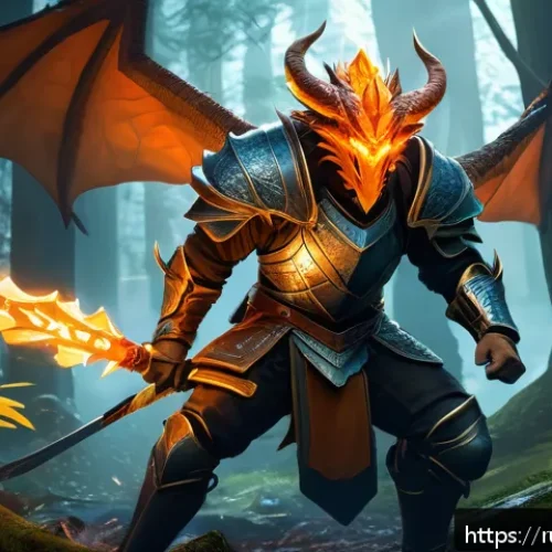 Home 32 아키에이지 캐릭터 성장 방법 - A dynamic fantasy RPG scene depicting a skilled warrior character prioritizing survival and mobility...